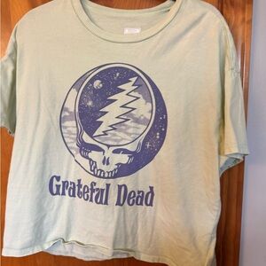 Grateful Dead Green and Blue Short Sleeve Tee